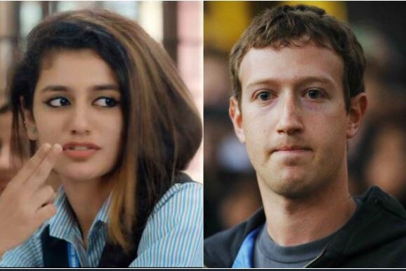 priya prakash beats mark zuckerberg in instagram followers प्रिया प्रकाश ने इस मामले में फेसबुक CEO मार्क जकरबर्ग को भी पछाड़ा