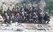 जम्मू-कश्मीर के किश्तवाड़ जिले में सुरक्षाबलों ने किया आतंकी ठिकाने का भांडाफोड़