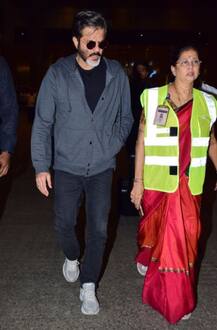 Photos : श्रीदेवी की मौत के बाद शूटिंग बीच में छोड़ बेटी सोनम के साथ मुंबई पहुंचे अनिल कपूर