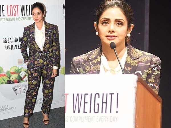 SRIDEVI: Actress Sridevi talked about her fitness, healthyness and confidence on Dr Sarita Davare & Chef Sanjeev Kapoor book launched 'The Live Well Diet' by इनकी वजह से श्रीदेवी हमेशा फिट और हेल्दी रहती थीं