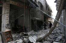 सीरिया में हवाई हमला, 25 की मौत, संघर्ष रोकने में रूस के साथ आया फ्रांस-जर्मनी