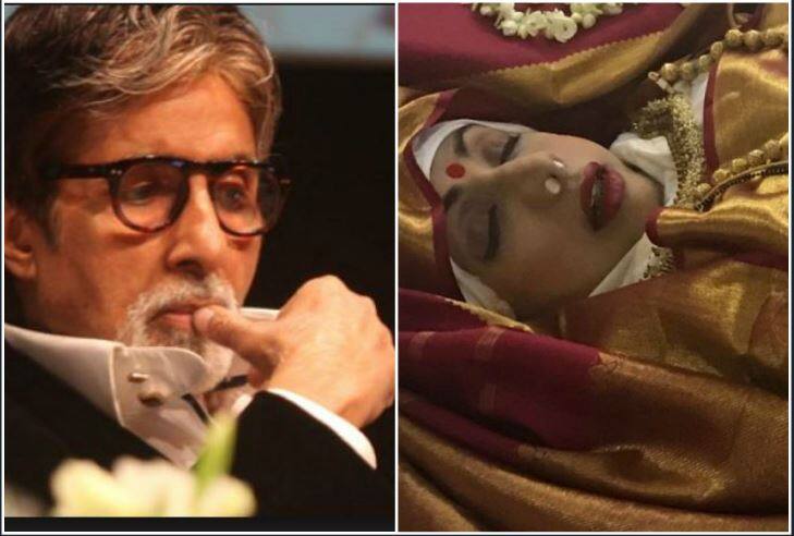 amitabh bachchan reaches vile parle to pay last tribute to sridevi मरने से पहले हो गया था अंदेशा, अब नम आंखों से श्रीदेवी को श्रद्धांजलि देने पहुंचे महानायक अमिताभ