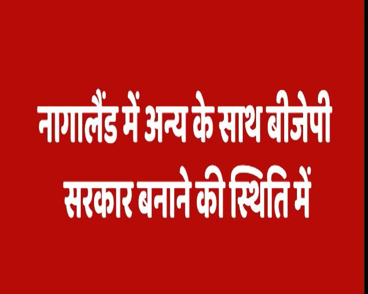 पूर्वोत्तर के तीन राज्यों से बीजेपी का शानदार प्रदर्शन सामने आ रहा है. जहां एक ओर त्रिपुरा में बीजेपी रुझानों में बहुमत से काफी आगे निकल गई है वहीं दूसरी तरफ बीजेपी नागालैंड में अपनी सहयोगी पार्टियों के साथ 29 सीटों पर आगे चल रही है.