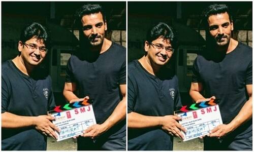 जॉन अब्राहम ने शुरू की 'एसएमजे' की शूटिंग john abraham started the shooting upcoming film SMJ जॉन अब्राहम ने शुरू की 'एसएमजे' की शूटिंग