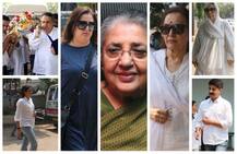  मशहूर अदाकारा शम्मी को श्रद्धांजलि देने आशा पारेख, फराह खान, बोमन ईरानी, सहित कई बड़े सितारे पहुंचे