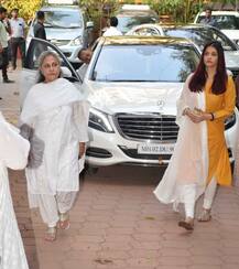 अभिनेत्री शम्मी की प्रार्थना सभा में ऐश्वर्या राय, जया बच्चन सहित कई बड़े सितारे पहुंचे, देखें PICS