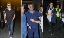 श्रीदेवी की अस्थियां विसर्जन कर भाई अनिल कपूर संग मुंबई लौटे बोनी कपूर, बेहद भावुक नजर आए