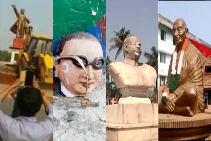 Read Vijayshankar Chaturvedi’s blog on statue razing incidents BLOG: मूर्तिभंजक राजनीति: कहीं हम लोकतंत्र पर ही तो जेसीबी नहीं चला रहे!