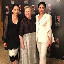 हिलेरी क्लिंटन संग करीना-करिश्मा ने कॉन्क्लेव में की मस्ती, देखें तस्वीरें