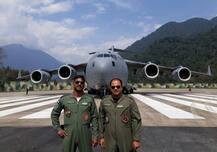 वायुसेना ने चीनी बॉर्डर के करीब सी17 ग्लोबमास्टर की लैंडिंग कर रचा इतिहास