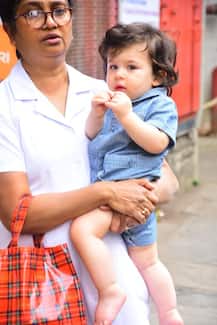 किड्स जिम के बाहर तैमूर किए गए स्पॉट, देखें उनकी क्यूट तस्वीरें