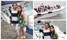 PHOTOS: रवीना टंडन ने समंदर के बीच यूं मनाया बेटी का बर्थडे, सुपर कूल मॉम स्टाइल में बेटी संग दिए पोज