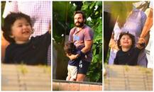 PHOTOS: पापा सैफ के साथ तैमूर ने की जमकर मस्ती, सड़क पर सभी को यूं पास की स्माइल 