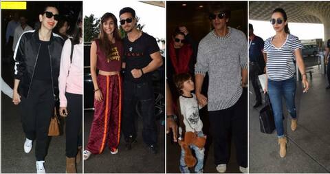 SEE PICS: एयरपोर्ट पर बेटे अबराम संग दिखे शाहरुख, मलाइका, करिश्मा और टाइगर भी आए नजर SEE PICS: एयरपोर्ट पर बेटे अबराम संग दिखे शाहरुख, मलाइका, करिश्मा और टाइगर भी आए नजर