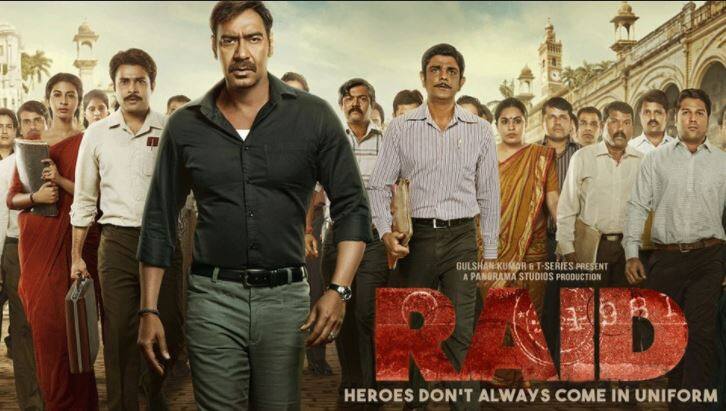 Ajay Devgn’s film Raid box office collection, Day 9 बॉक्स ऑफिस: 'रेड' ने 72 करोड़ का आंकड़ा पार किया, 'हिचकी' से मिल रही है कड़ी टक्कर