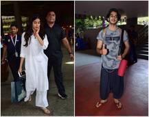 PHOTOS: शूटिंग खत्म कर मुंबई लौटीं जाह्नवी कपूर, आंखों में अभी भी छाई है मायूसी