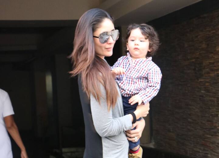 तैमूर अली खान मम्मी करीना के साथ अपनी बुआ के घर पहुंचे और इस दौरान भी तैमूर हमेशा की तरह बेहद क्यूट लग रहे थे.