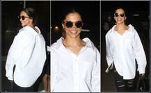 हॉलीवुड जाने की खबरों के बीच एयरपोर्ट पर इस अंदाज में नजर आईं दीपिका पादुकोण