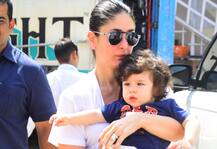 मीडिया को जीभ चिढ़ा कर फूटफूट कर रो पड़े तैमूर, कैमरे में कैद हुईं CUTE तस्वीरें