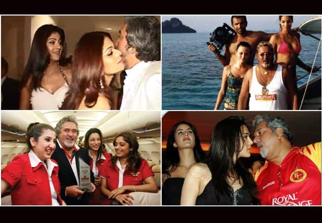 हसीनाओं के दीवाने विजय माल्या तीसरी बार शादी करने जा रहे हैं. अपनी चाहत के लिए अपनी पसंद की लड़कियों का कैलेंडर बनवा लेने वाले माल्या उनकी कंपनी से जुड़ी रही एक एयर होस्टेस से शादी करने जा रहे हैं. अरबपति कारोबारी माल्या को किंग ऑफ गुड टाइम्स यानी हसीन लमहों का राजा कहा जाता था. बीयर, व्हिस्की, आईपीएल टीम, फुटबाल क्लब, फॉर्मूला वन रेसिंग और एयरलाइन्स ये सब माल्या का महज शौक नहीं कारोबार था. आज विजय माल्या. जेल जाने के डर से लंदन भागे हुए हैं. आगे देखिए किंग ऑफ गुड टाइम्स के रंगीन दुनिया की चुनिंदा तस्वीरें- 