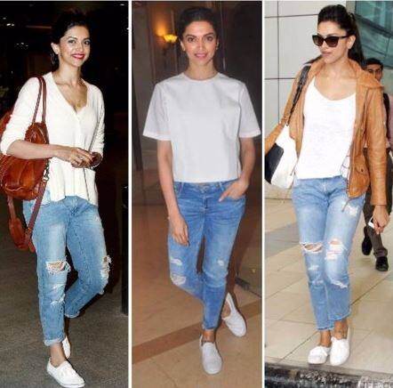 अमीषा से पहले दीपिका ने ऐसी जींस पहनकर बताया था कि कैसे दिखे परफेक्ट कैजुएल लुक में.