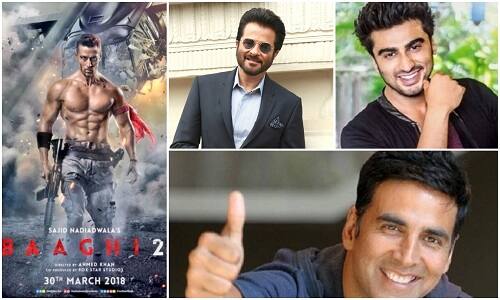 टाइगर श्रॉफ और दिशा पाटनी की शुक्रवार को रिलीज हुई फिल्म 'बागी 2' बॉक्स ऑफिस पर जबरदस्त प्रदर्शन कर रही है. ऐसे में बॉलीवुड स्टार्स अक्षय कुमार से लेकर अनिल कपूर तक सभी टाइगर को धूआंधार बॉक्स ऑफिस कलेक्शन के लिए बधाईयां दे रहे हैं. आगे की स्लाइड्स में देखिए टाइगर की बड़ी सफलता कर किस स्टार मे क्या कहा. 