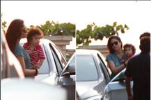 तैमूर को लेकर घूमने निकली करीना कपूर खान, मम्मी से ज्यादा बेटे ने दी कैमरे को पोज