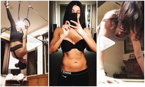 former miss universe sushmita sen posted workout video on instagram पूर्व मिस यूनिवर्स ने सोशल मीडिया पर पोस्ट किया वर्क आउट का Video