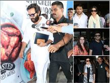 PHOTOS: काला हिरण शिकार मामले में बरी हुए सैफ अली खान, सोनाली , तब्बू और नीलम लौटे मुंबई