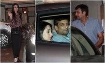 Photos: सैफ अली खान के बरी होने के बाद बहन करीना के घर ब्वॉयफ्रेंड संदीप संग पहुंचीं करिश्मा कपूर