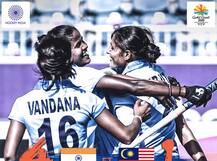 Commonwealth Games 2018: भारतीय महिला हॉकी टीम को मिली बड़ी कामयाबी, मलेशिया को 4-1 से हराया