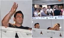 अनूठे अंदाज में सलमान ने घर के बाहर फैंस से कहा Good Night, देखिए खूबसूरत तस्वीरें