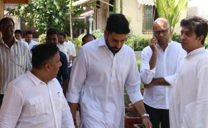 इसी दौरान वहां अभिषेक बच्चन भी नजर आए. सभी फोटो (मानव मंगलानी)