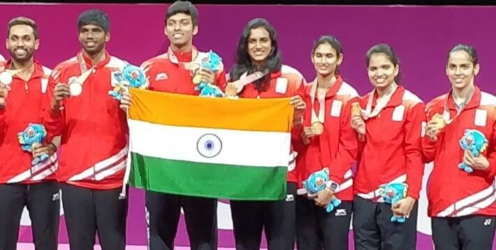 बैडमिंटन मिश्रित टीम स्पर्धा में मलेशिया को 3-1 से हराकर स्वर्ण पदक अपने नाम किया