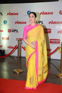 पीले रंग की साड़ी पहन इवेंट में पहुंची करीना कपूर ने अपनी अदाओं से सबको बनाया दीवाना