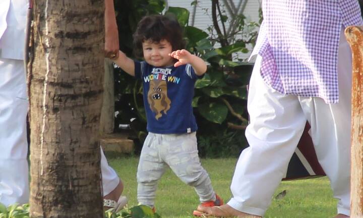 यहां आपको याद दिला दें कि तैमूर के दादा मनसूर अली खान पटौदी भी भारत के जानेमाने क्रिकेटर थे. Photos (Manav Manglani )