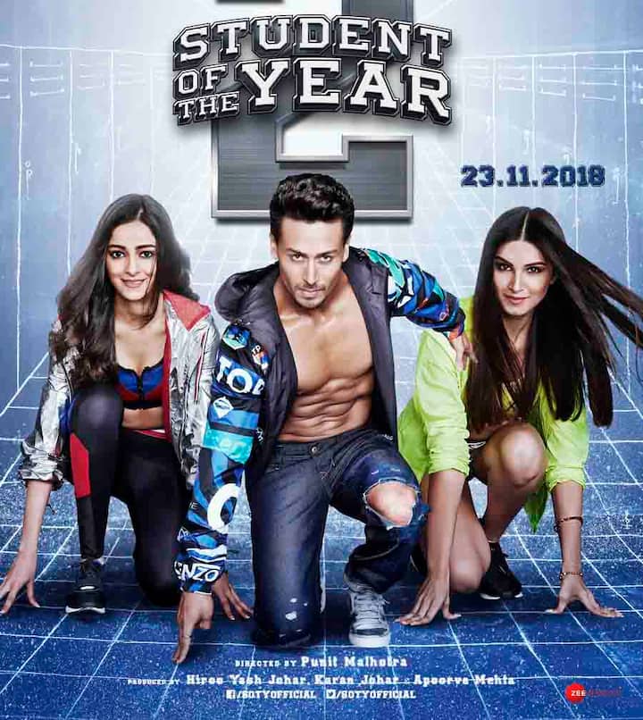 ‘स्टूडेंट ऑफ द ईयर 2’ में तारा सुतारिया का लुक कुछ ऐसा होगा. कल ही धर्मा प्रोडक्शन ने उनका लुक जारी किया. इस फिल्म में तारा के साथ अनन्या पांडे भी दिखेंगी. तीनों स्टार कास्ट का ये लुक कल रिलीज हुआ. फिल्म 23 नवंबर को रिलीज होगी.