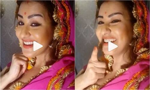 Video: 'भाबीजी' बन शिल्पा शिंदे ने लव त्यागी को दी जन्मदिन की बधाई shilpa shinde birthday wishes to bigg boss contestant love tyagi in bhabhi ji way Video: 'भाबीजी' बन शिल्पा शिंदे ने लव त्यागी को दी जन्मदिन की बधाई