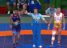 CWG 2018: कॉमनवेल्थ गेम्स में सुशील कुमार ने बनाई गोल्ड की हैट्रीक, महज 1 मिनट में जीता फाइनल