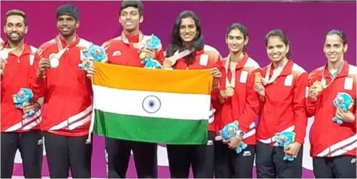 बैडमिंटन मिश्रित टीम स्पर्धा में मलेशिया को 3-1 से हराकर स्वर्ण पदक अपने नाम किया.