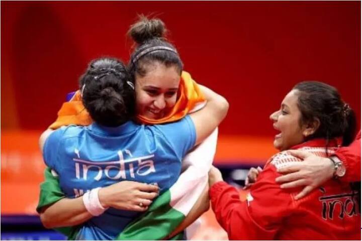 भारतीय महिला टेबल टेनिस टीम ने सिंगापुर को 3-1 से हराकर इतिहास रच दिया. वहीं भारत को सांतवा गोल्ड दिलाया.