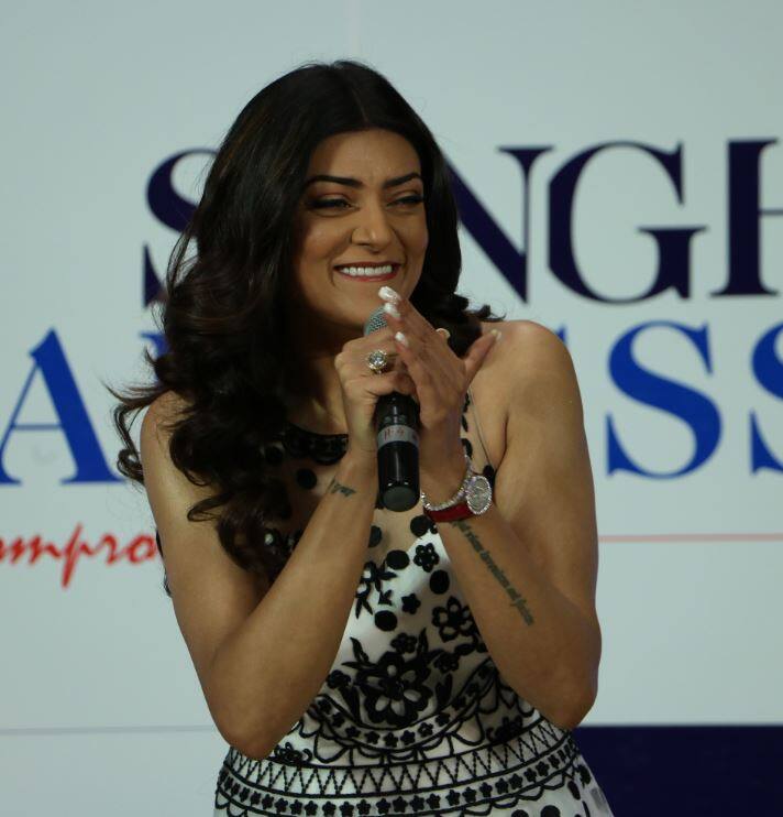 बॉलीवुड अभिनेत्री सुष्मिता सेन अक्सर अपनी खूबसूरती और फिटनेस को लेकर लाइमलाइट में रहती हैं. (तस्वीर: मानव मंगलानी)