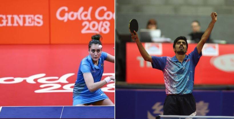 Manika Batra claims mixed doubles bronze in table tennis मिक्स डबल्स टेबल टेनिस में मनिका बत्रा और साथियान ने जीता ब्रॉंज़