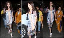 विराट कोहली का मैच देख वापस काम पर लौटीं अनुष्का शर्मा, देखें एयरपोर्ट लुक की खूबसूरत तस्वीरें