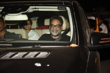 मशहूर फिल्म ‘पा’ के डायरेक्टर आर बाल्कि फिल्म की स्क्रीनिमग के लिए पहुंचे. 