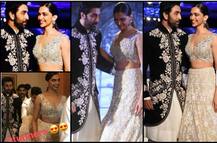मनीष मल्होत्रा के लिए रनबीर कपूर के साथ रैंप पर उतरीं दीपिका पादुकोण, देखें तस्वीरें