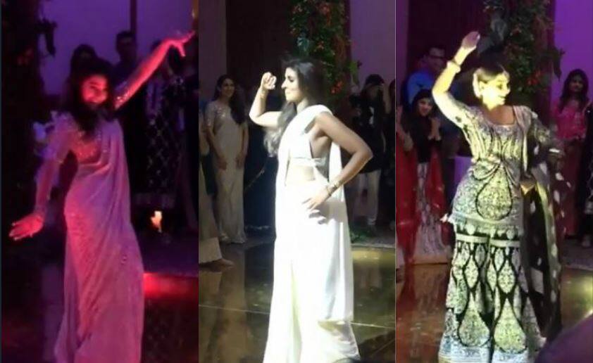 VIDEO: Sonam, Sara and Shweta Nanda show beautiful dance at the party VIDEO: पार्टी में सोनम कपूर, सारा अली खान और बिग बी की बेटी श्वेता नंदा ने दिखाए डांस के जलवे