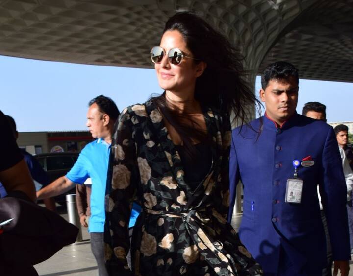 इस दौरान कैटरीना कैफ काफी खुश नजर आईं. आपको बता दें कि कैटरीना इन दिनों फिल्म 'जीरो' की शूटिंग में व्यस्त हैं.