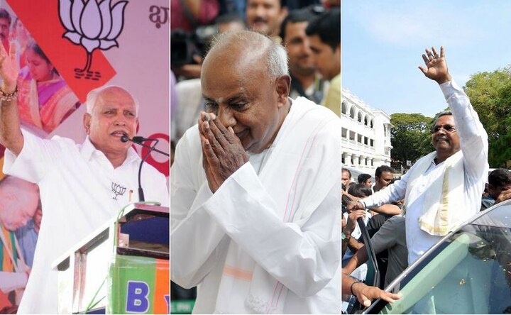 Karnataka elections 2018 All Survey Says neck and neck fight between BJP Congress JDS in role of King maker कर्नाटक चुनाव के 5 सर्वे: जानिए, सभी सर्वे की जुबानी कांग्रेस-बीजेपी में कौन जीतेगी?
