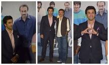 In Pics: \'संजू\' की टीजर लॉन्चिंग में गजब की जुगलबंदी करते नजर आए रनबीर कपूर और राजकुमार हिरानी